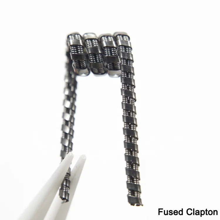 Китай катушка намотка вейп 8 в 1 Alien Clapton скрученный Сплавленный Clapton 48 шт катушка коробка набор