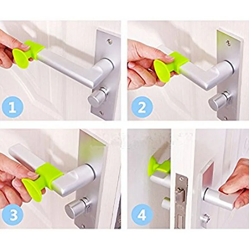Hot Selling Factory Wholesale Eco-Friendly Soft Silicone Doorknob Draft Door Stopper