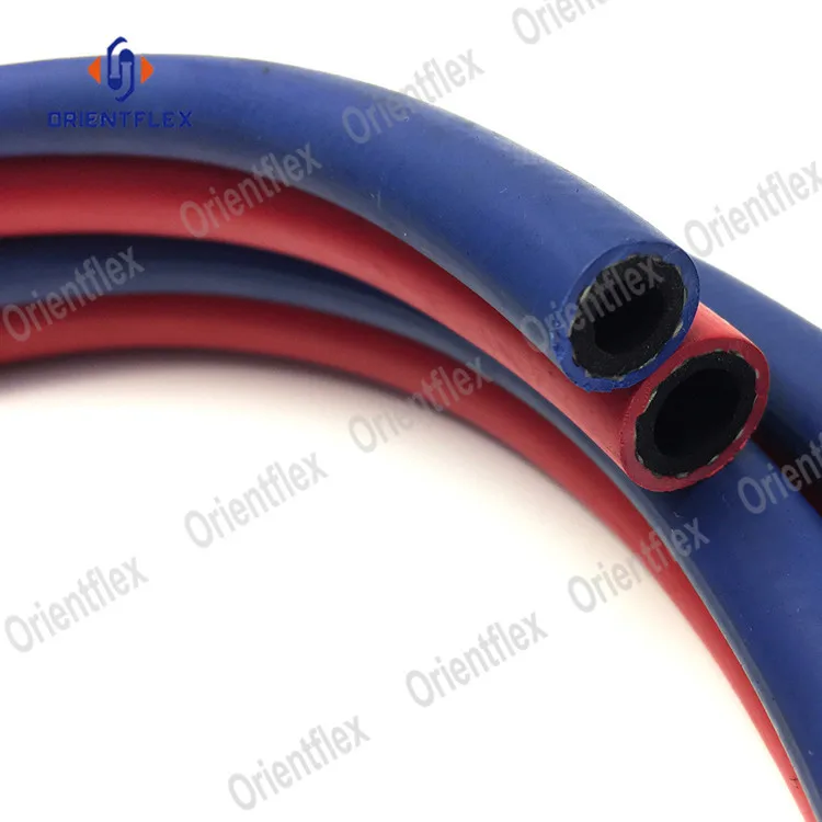 
Braided oxygen acetylene gas twin line rubber welding hose  (60838468536)