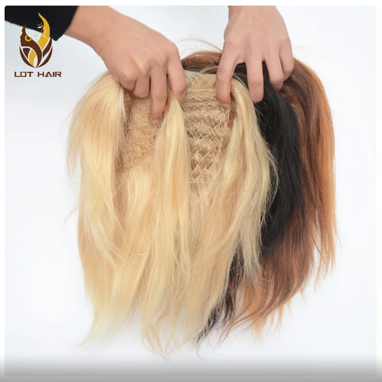 fishnet toupee High quality Virgin European Hair toupee human hair for women