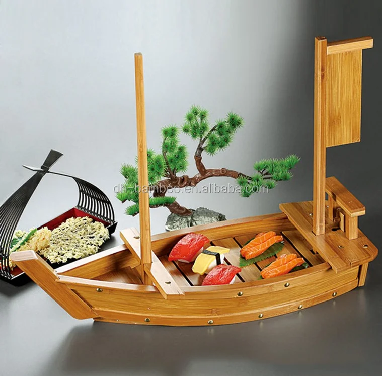 
Japanese bamboo sushi set ,bamboo sushi boat sushi container 