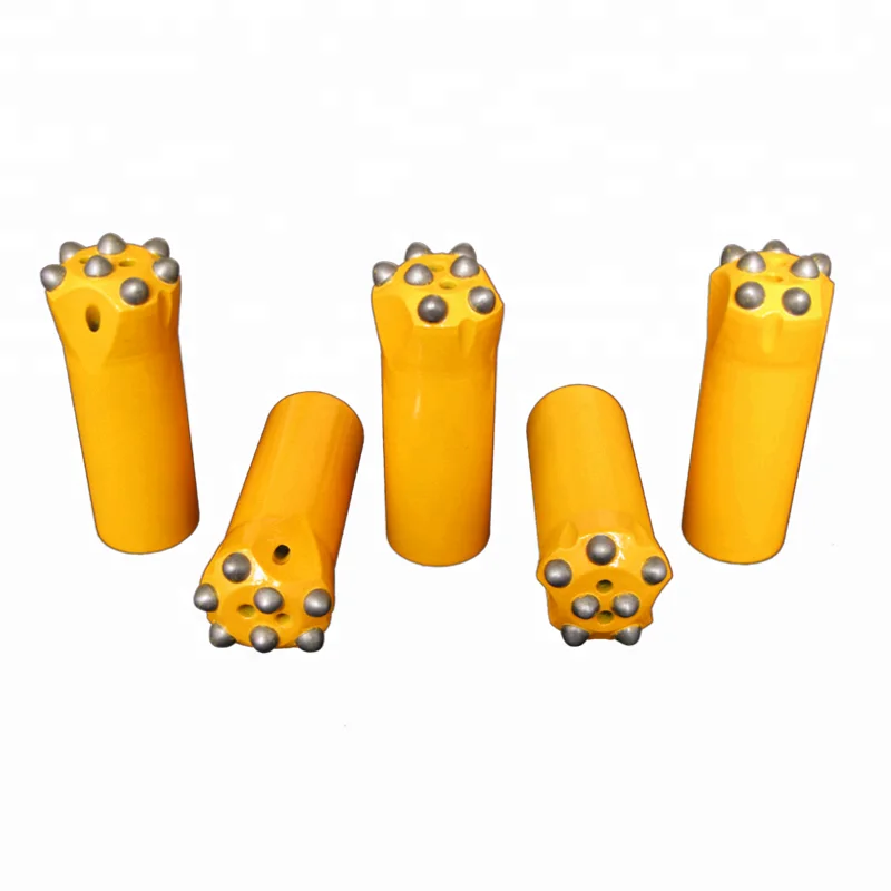 Power Bit Rock Drill 34mm Tungsten Carbide Button Bits Taper Drill Bits