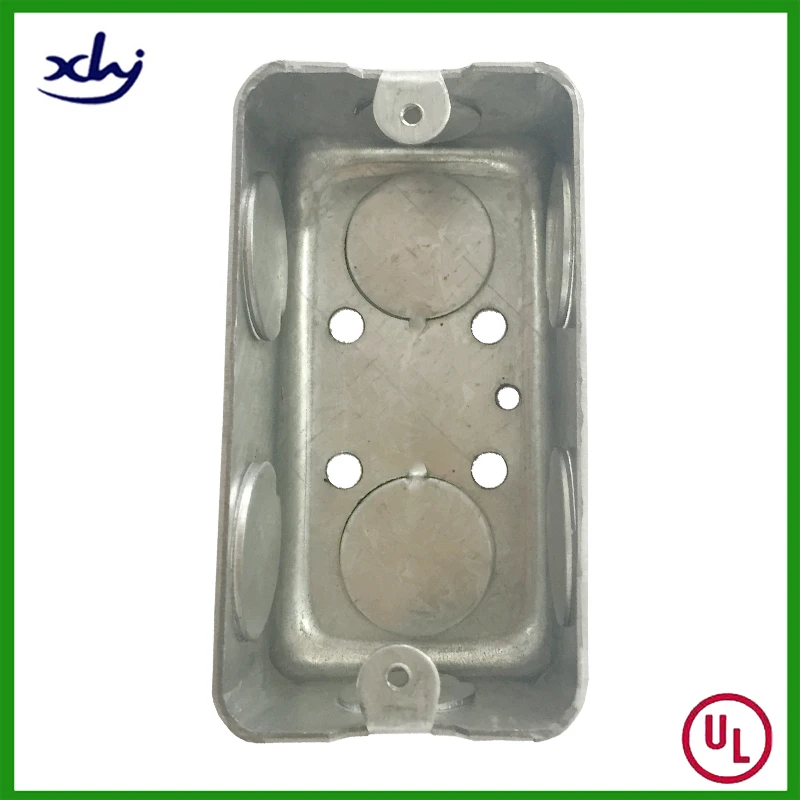 Стандартная электрическая стальная Удобная прямоугольная коробка cUL 4x2 дюйма