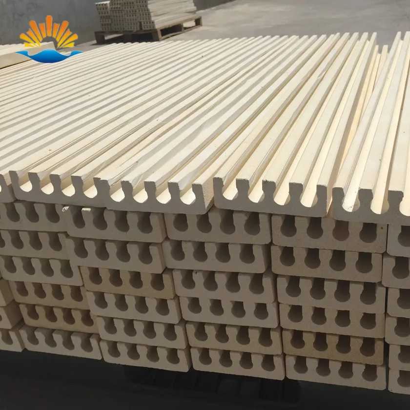 Cordierite Mullite Extruded Hollow Batts With High Carring Capacity