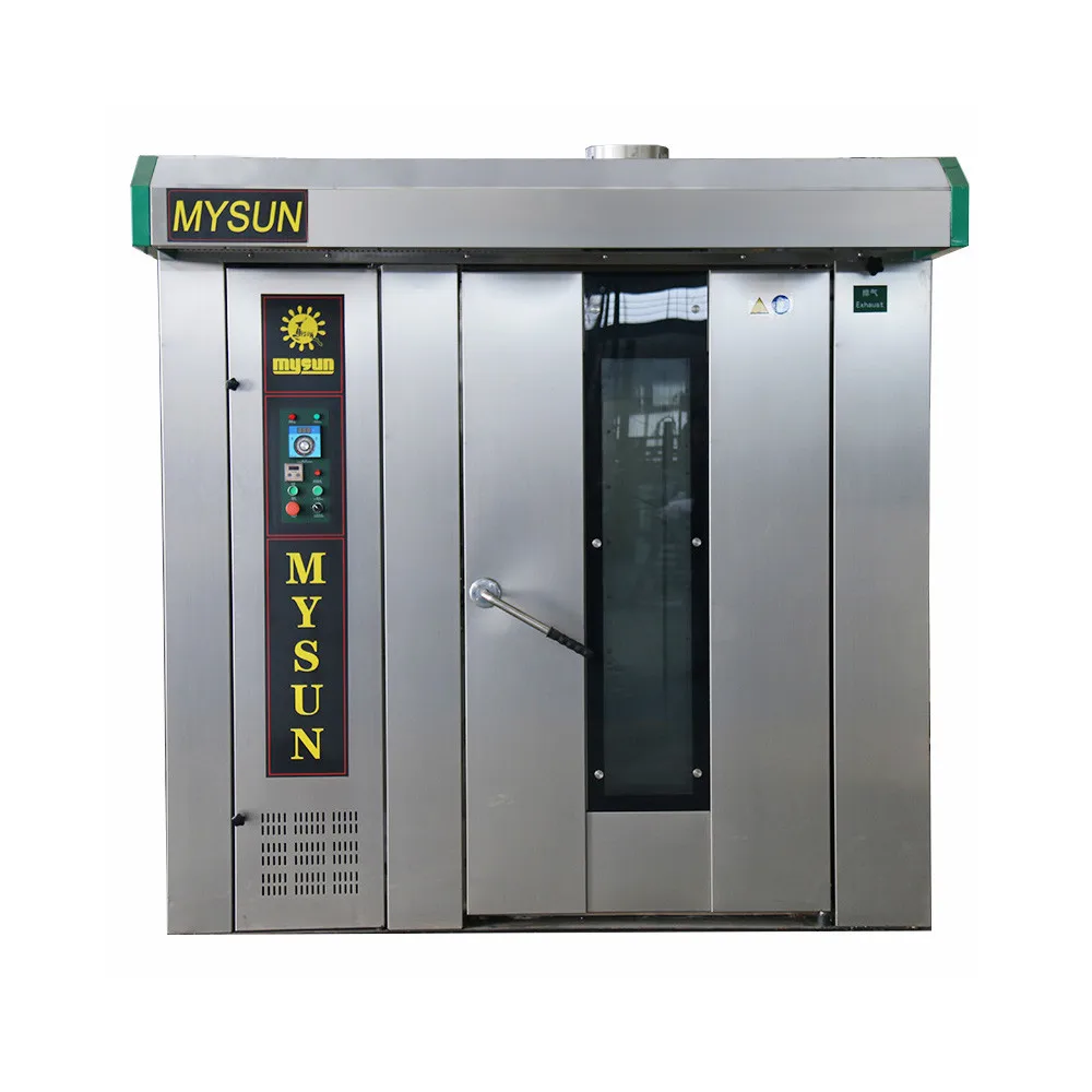 
32 64 лотка, Большая Электрическая Хлебопекарная машина, линия вращающейся печи, экспорт в Южную Африку, Сербию 