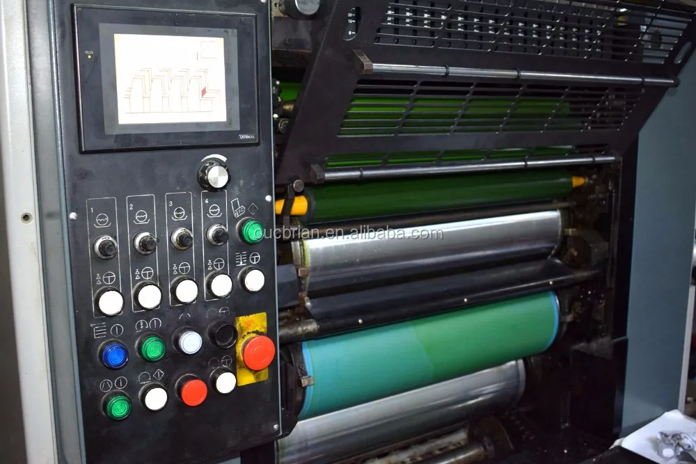 Двухцветная печатная машина heidelberg для журналов usd gto