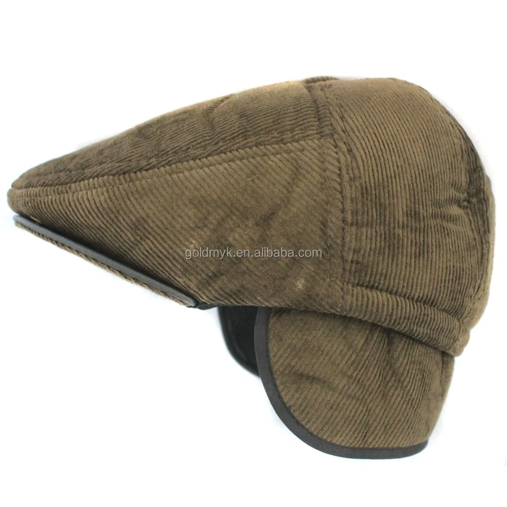 men women checked retro plaid detective golf ivy hat