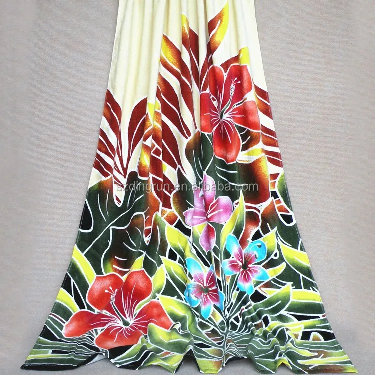 Гуандун легкий текстиль дешевое пляжное полотенце Гаваи оптовая