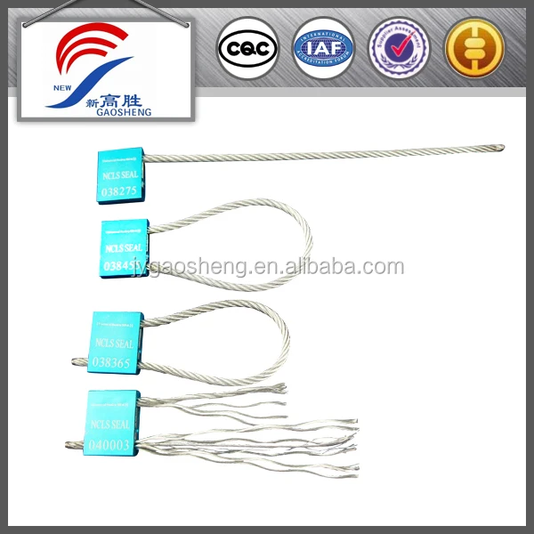 High Quality Security Wire Cable Seal Locks Steel Cable lock