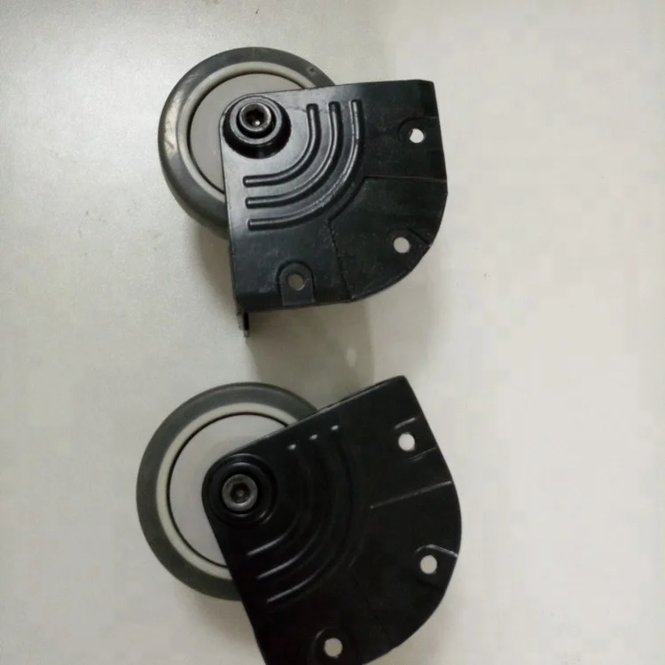 Removable Industrial Heavy Duty Cast Iron Pu Swivel Caster Wheels With Brake Wholesale