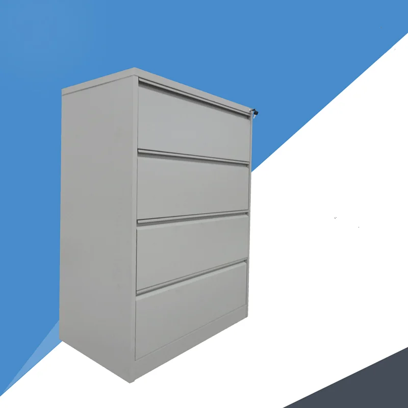 Knock Down Metal 4 Drawer Horizontal Filing Drawer Cabinets