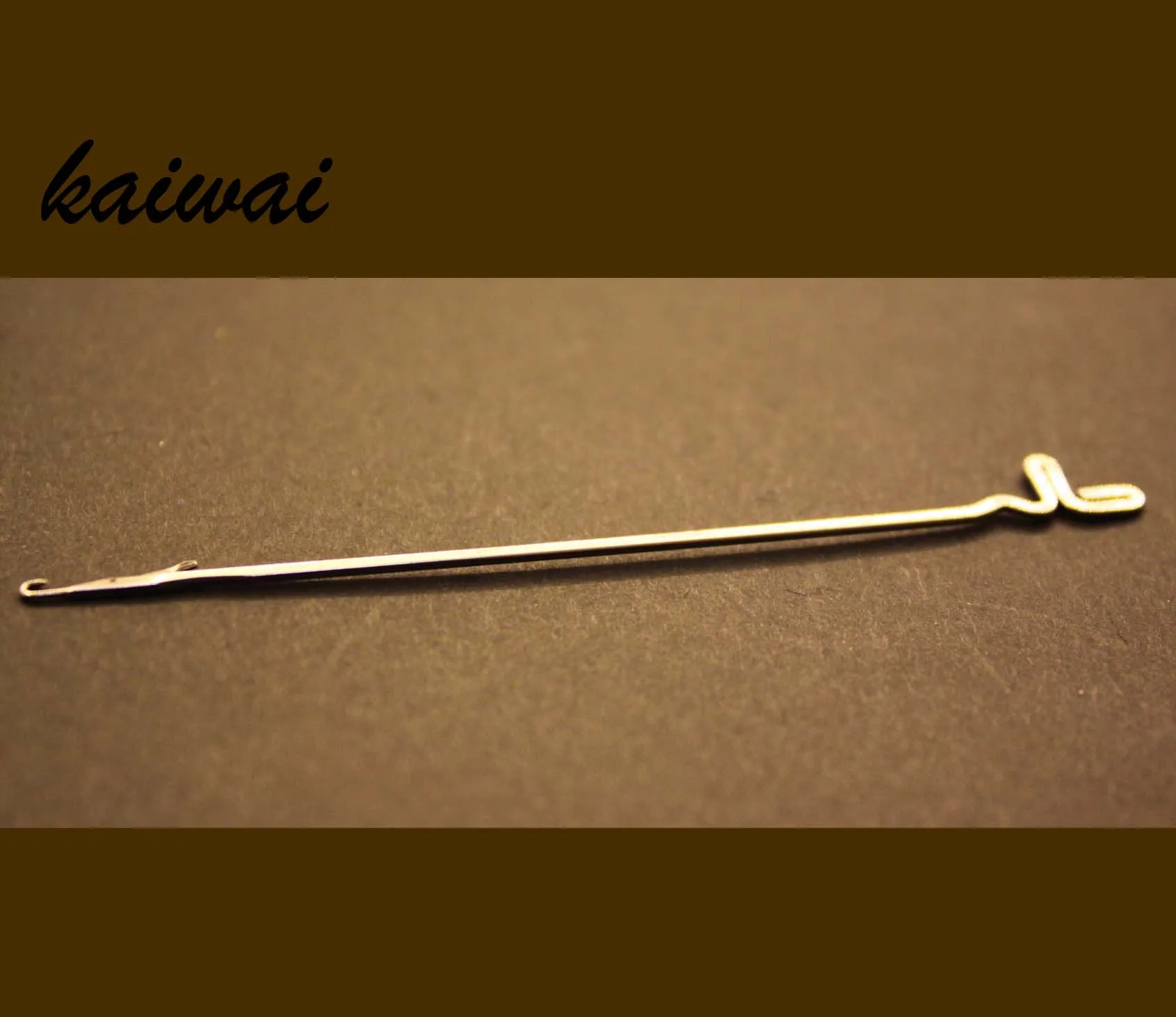 
Hand driven flat knitting needles 