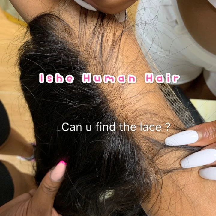 
Unprocessed Cuticle Aligned Virgin Hair 10A HD Lace Swiss Transparent Lace Frontal 13x4 for Extensions 