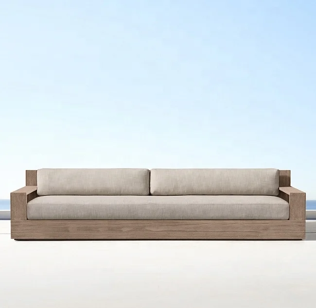 teak wooden garden furniture  solid teak garden furniture 3 seater sofa