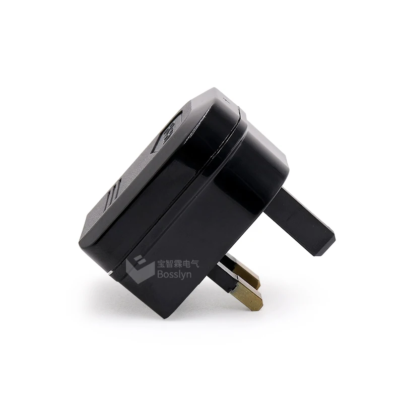 Fast Lesd Time Type G UK Fused Plug Adaptor European 2 Pin To UK 3 Pin uk travel adapter