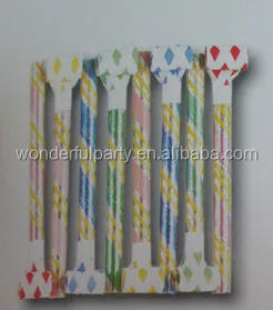 
Yellow stripe blowout paper whistles outdoor party supplie 