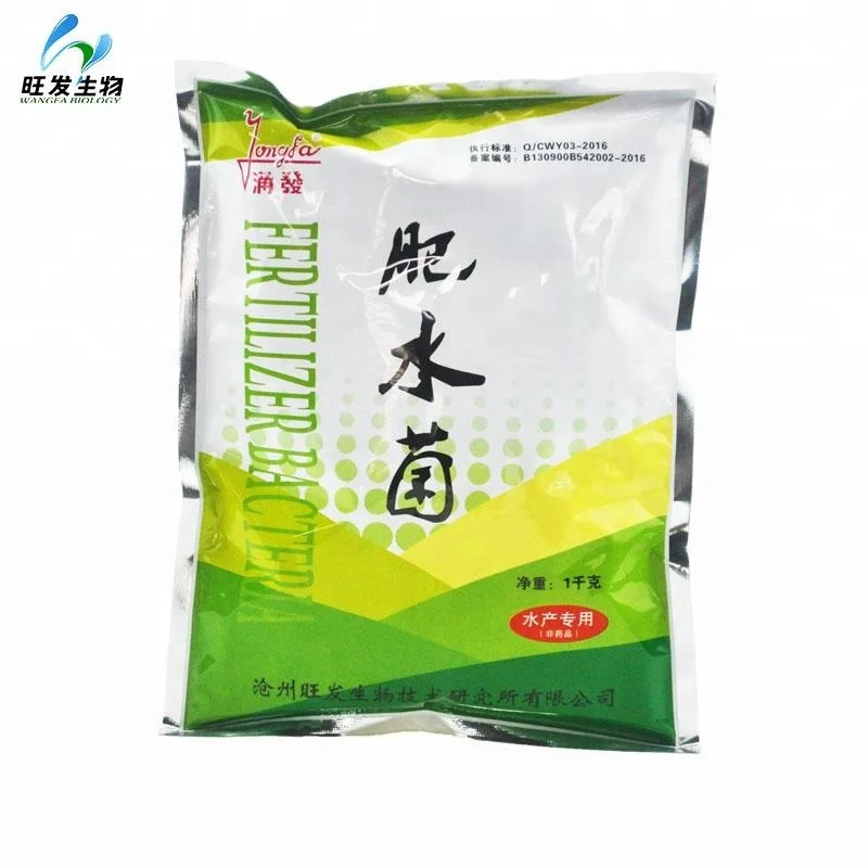 
Probiotic use in aquaculture for purifying the water and nourishing the pond water 