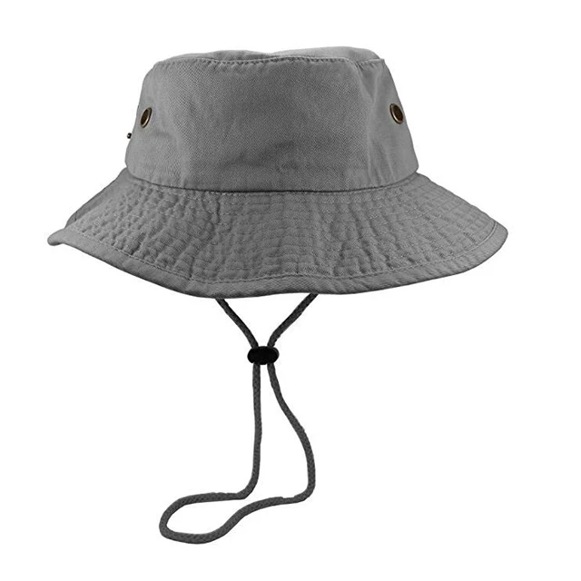 100% Cotton Stone-Washed bucket fishing hat Sun visor Hats