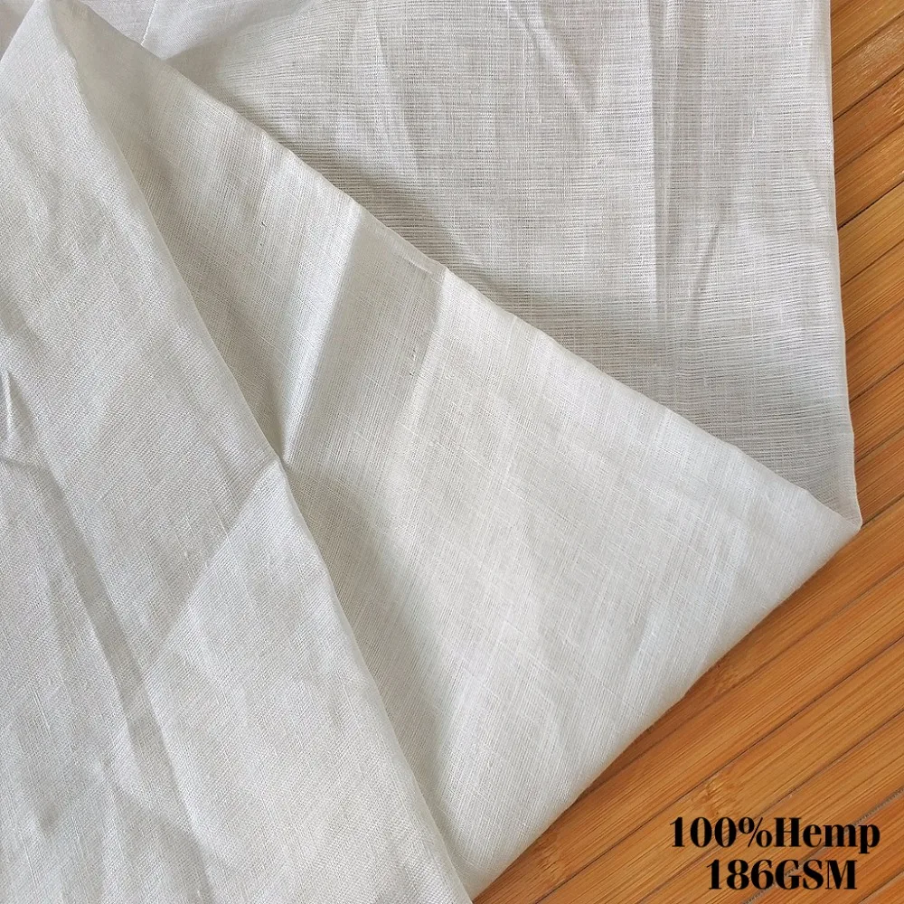 
Wholesale 100% Hemp Fabric In Stocks For Garment And Shirt 