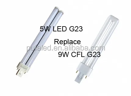 PLL lamp LED PLS Lamp G23 replace CFL,PL fluorescent lamp replacement G23,G23 cfl led pl replacement lamp