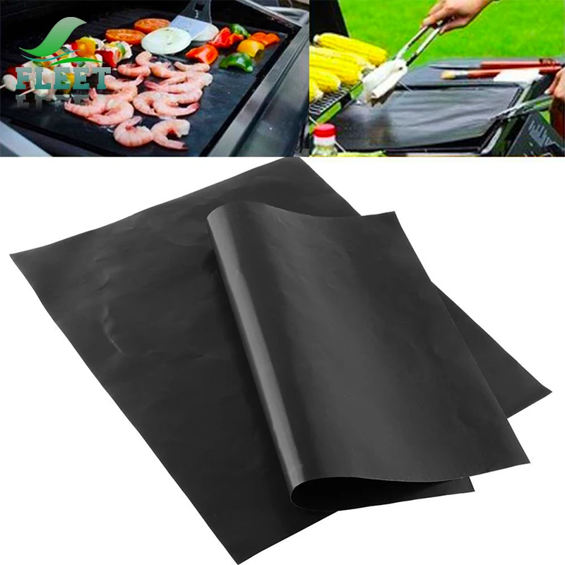 Heavy duty PTFE принадлежности для шашлыков Гриль коврики тефлоновое покрытие для духовки пособия по кулинарии выпечки простыни