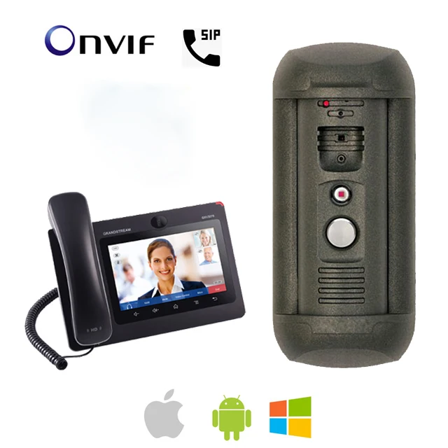 IP SIP Video Intercoms H.265 1.3MP Video Door Phone wideo-domofon IP