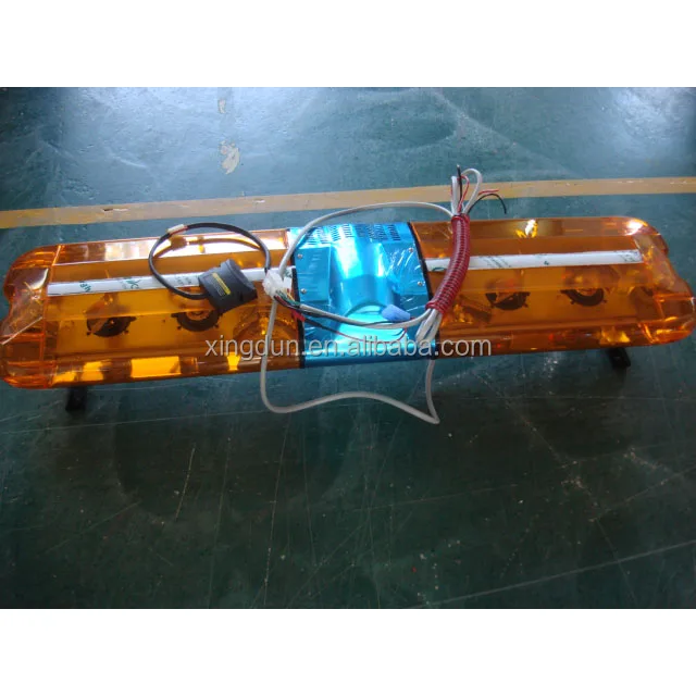 
12v or 24v 48' halogen rotating emergency police beacon light bar TBD-GA-2000D 