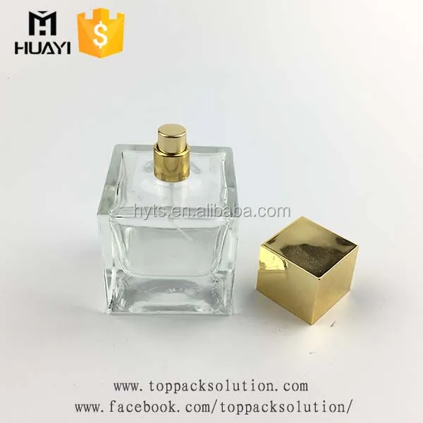 wholesale empty square pretty glass perfume bottles dubai