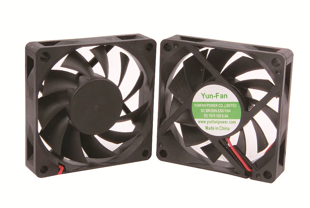 12 Volt 24volt DC Brushless Axial Fan 7015  Radiator fan for fish tank water cooler