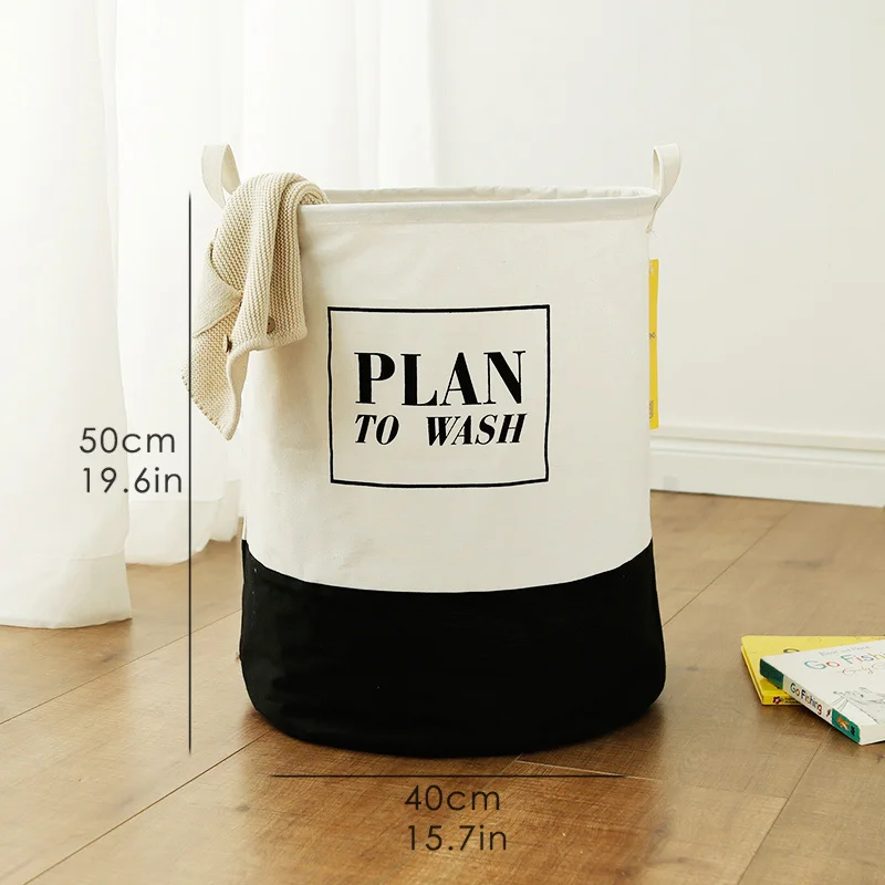 
Hot Selling Amazon Recommend Collapsible Canvas Laundry Basket 