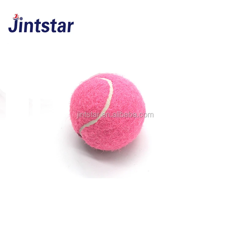Jintstar orange yellow customized logo pet tennis ball balls