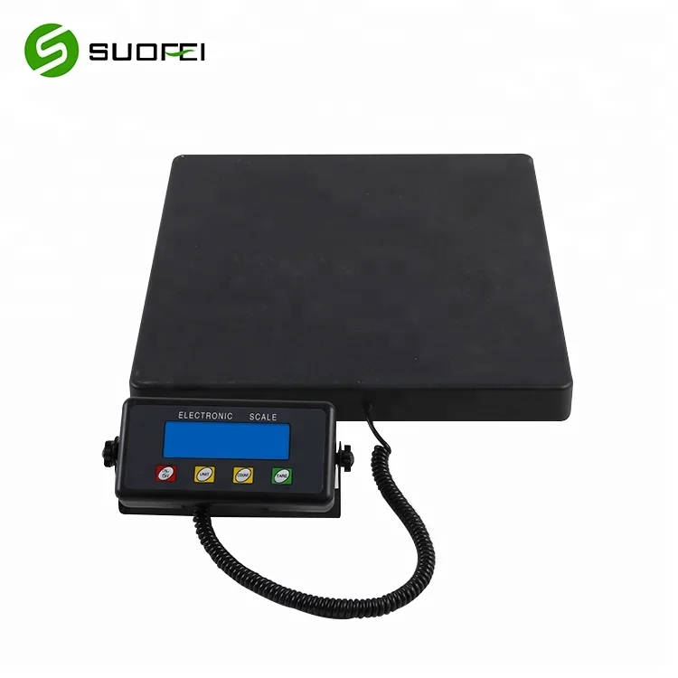 SF-886 Factory price black aluminium big platform smart weigh OEM ODM digital electronic shipping postal scale