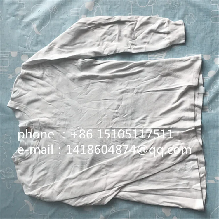 Wholesale White T-shirt Wiper Cotton Clothing Wiping Rags household clean pure white used t shirt cotton rags