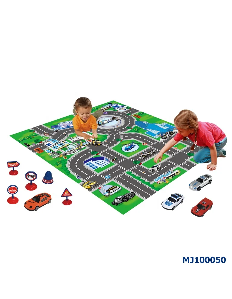 
activity large size soft educational traffic game play mat for children 