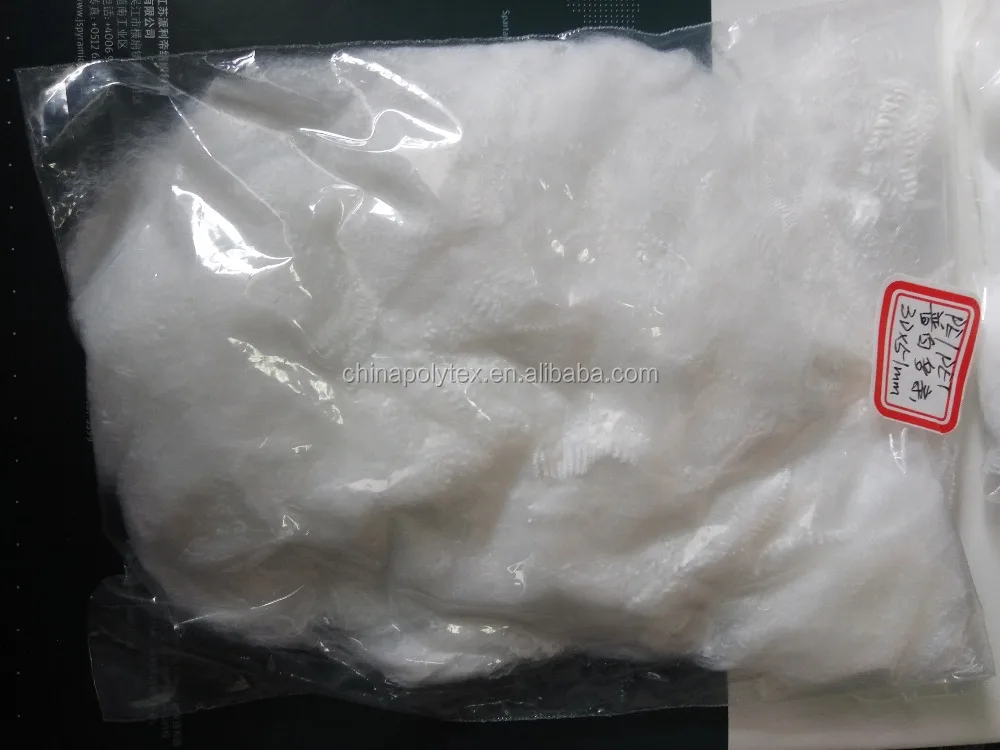 
bicomponent fiber PE/PET PP/PET 1.4den 38mm 2DEN 51MM 