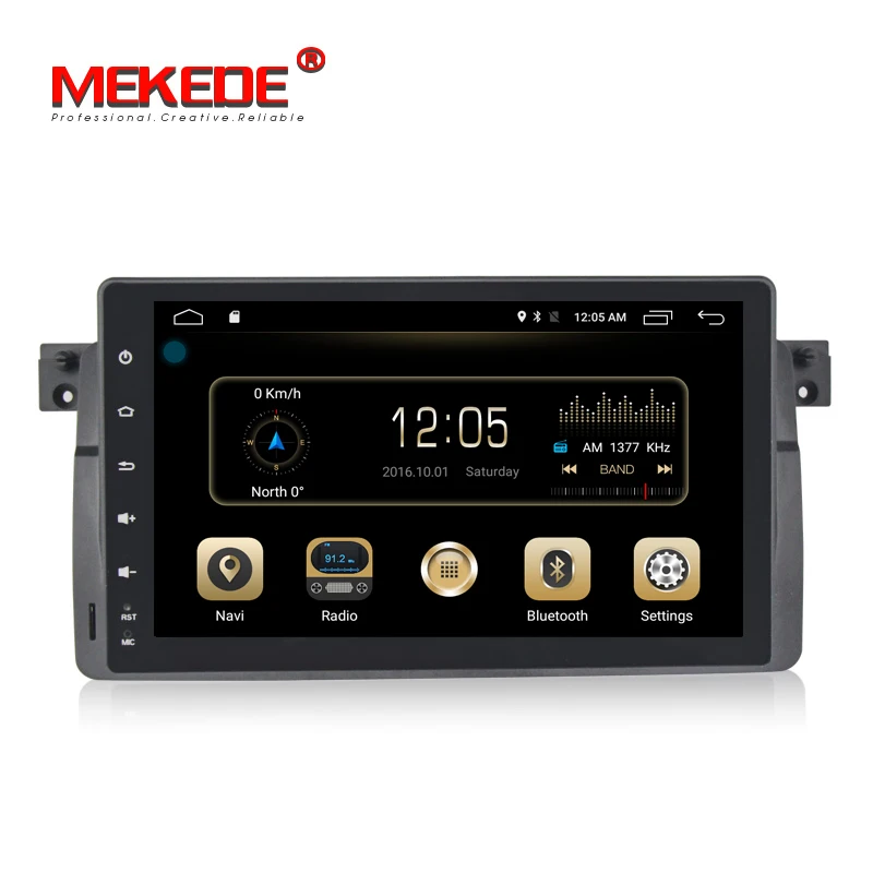 m518 Android 7,1 quad core dvd-плеер автомобиля с 4 г LTE для BMW E46 (1998-2000) поддержка AM/FM автомагнитолы с gps