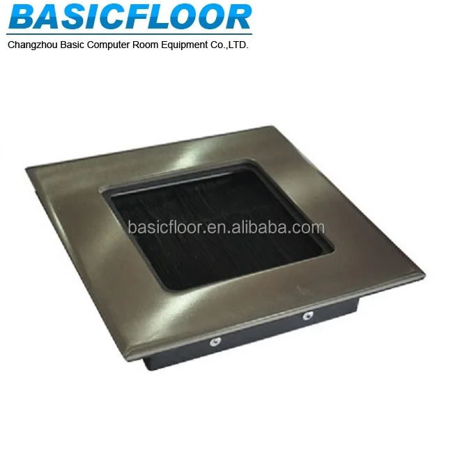 
Gold supplier China operating room flooring brush grommet access floor 