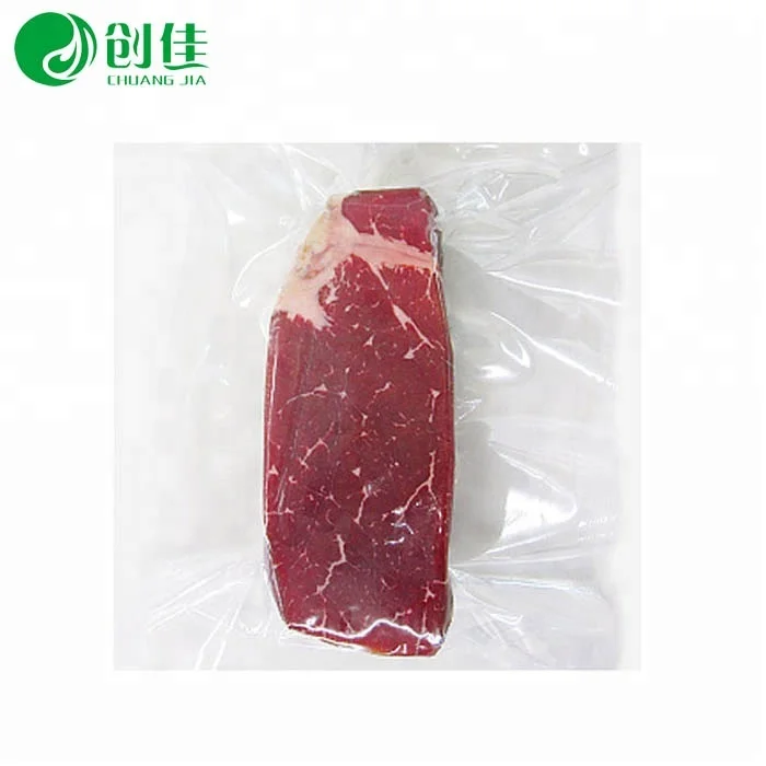 Vacuum Transparent Pressing Plastic Shrinkable Bag Frozen Fresh Pumped Food Vacuum Bag