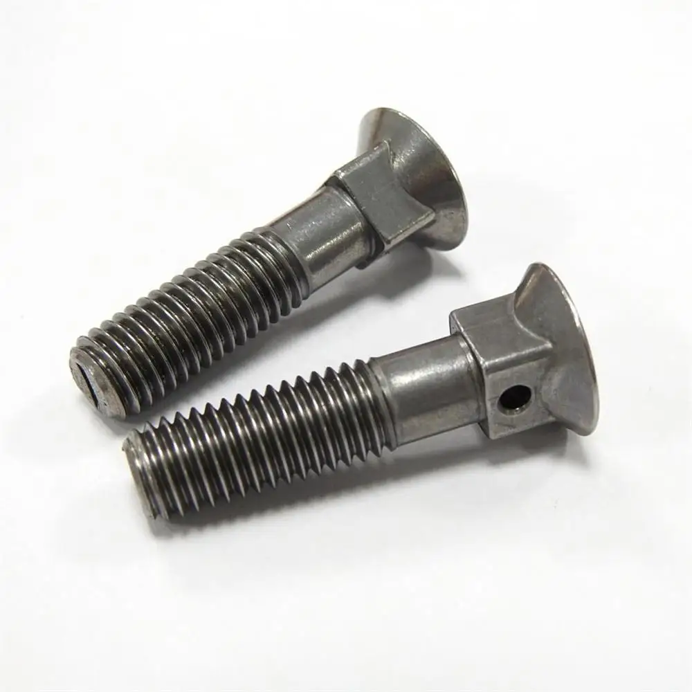 High Quality DIN 603 Hex Bolt Carbon Steel Drilling Carriage Square Neck Bolts Cold Forged Special Fasteners