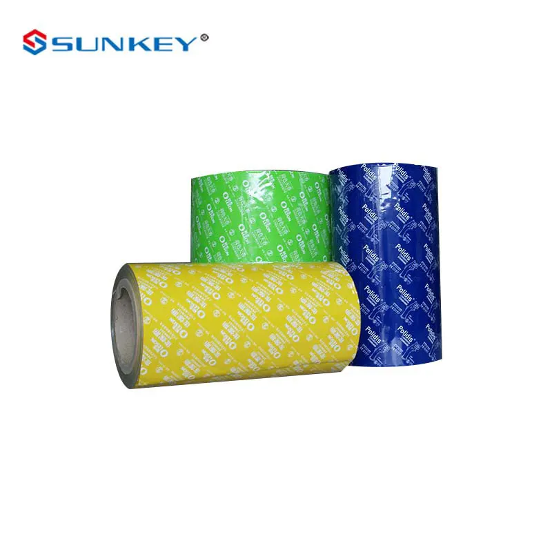 Китайская фабрика, недорогая цветная рулонная упаковочная пластиковая пленка для безопасности пищевых продуктов