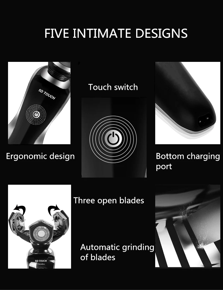 
Factory Outlet Multifunctional Shaving Machine Man Electric Hair Trimmer Waterproof Electric Shaver 