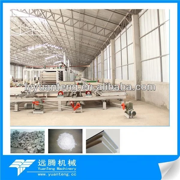 Full Automatic gypsum plaster board machinery