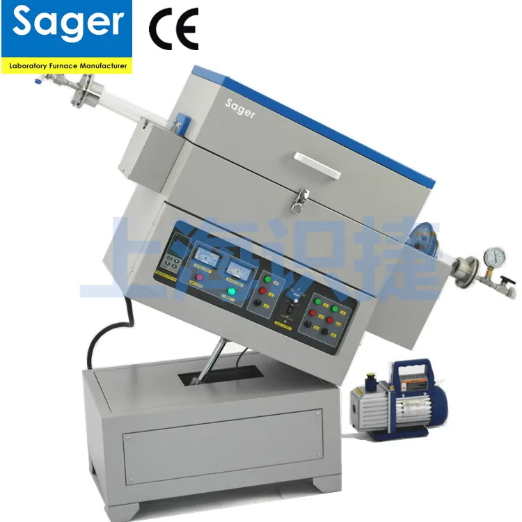 1700 C степень лаборатория компактная Трубная печь Промышленная Электрическая