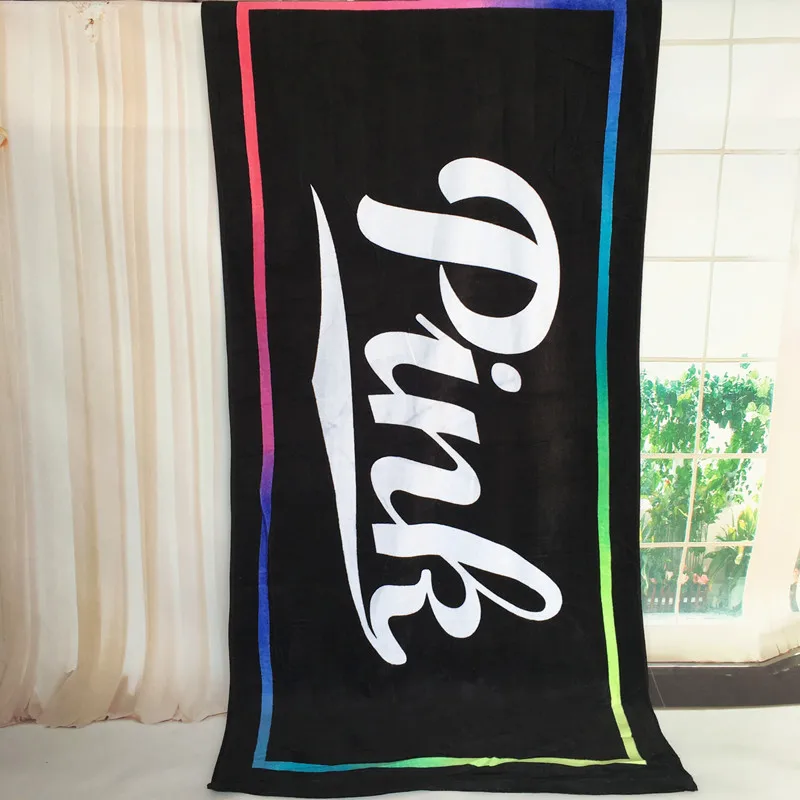 
New Soft Quick-drying Cotton Digital Printing Custom Beach Towel 