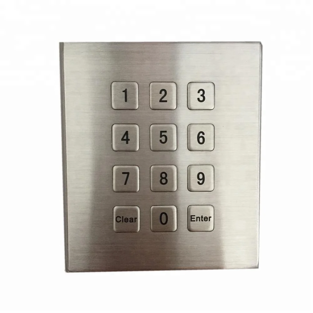
Desktop Keypad Numeric Metal Keypad 4X3 Layout 