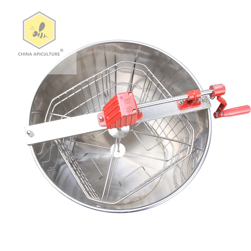 Wholesale 4 frame 201/304 Stainless steel Manual Honey extractor