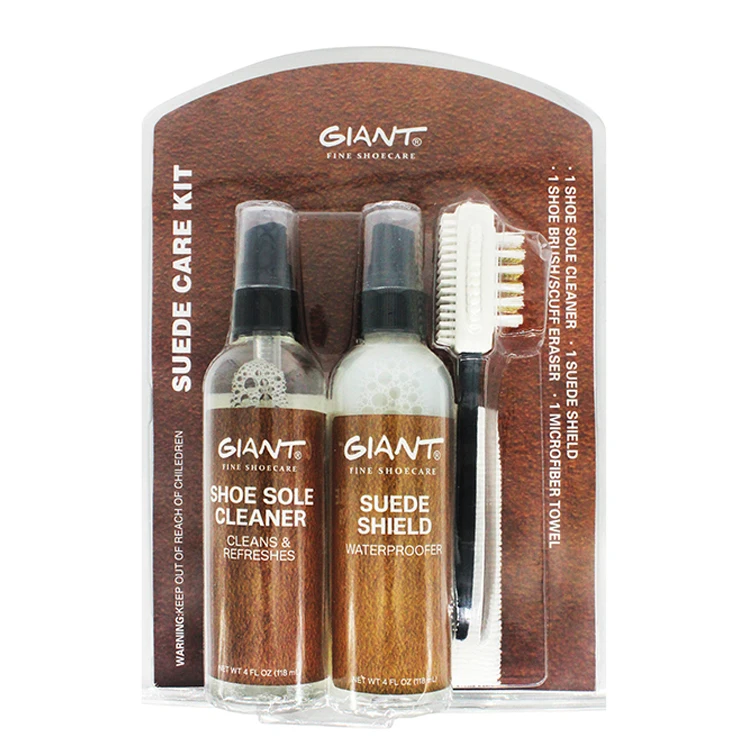 Eco friendly Formula shoe  care product Suede Care Kit with Shoe Cleaner  and  waterproof  spray