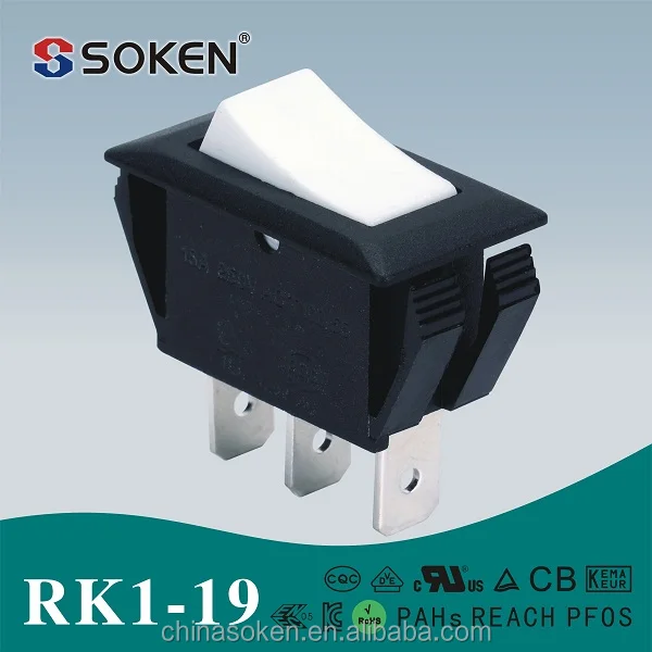 CQC TUV UL одобрил 250vac 16a soken rocker switch