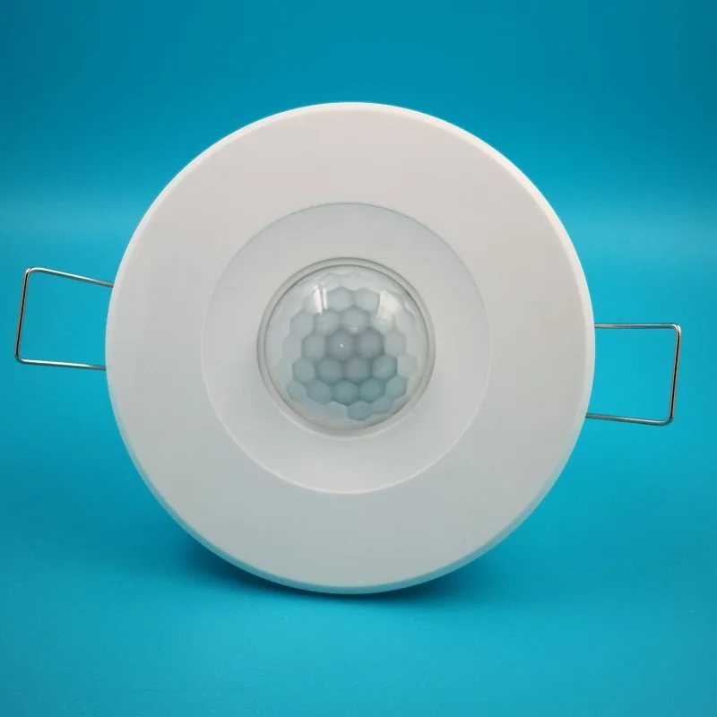 Flushbonding потолочного PIR датчик движения Переключатель Регулируемая чувствительность задержки расстояние интеллигентая (ый) сроки переключатель AC90V-300V