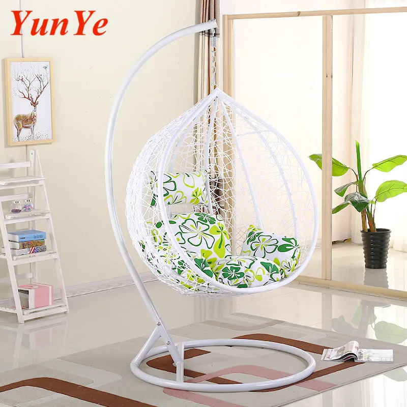 
High quality cheap price swing chair stand hanging decorative swing hanger outdoor indoor ball swing bed net nest shape 